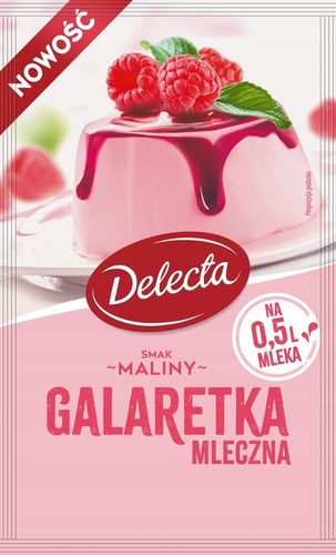 Galaretka Delecta mix 10 smaków do deserów, mleczna i klasyczna na Arena.pl