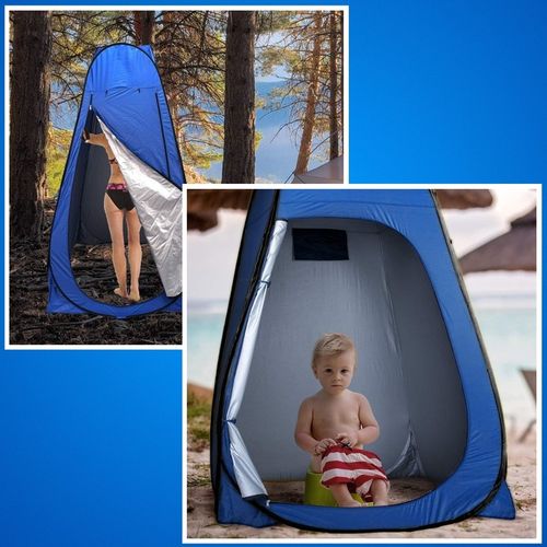 Namiot na Prysznic Przebieralnia Toaleta WC Przenośna Plażowy Kempingowy na Arena.pl