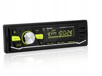 RADIO SAMOCHODOWE 1-DIN BLUETOOTH 5.0 USB SD AUX MP3 MIKROFON PILOT KOLORY