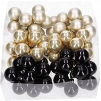 BOMBKI SZKLANE DO STROIKÓW NA DRUCIKU CHOINKOWE BOMBKA 3cm 72szt