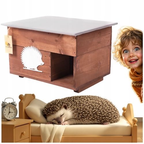 Domek dom dla Jeża jeży DREWNIANY budka dom legowisko producent XXL na Arena.pl