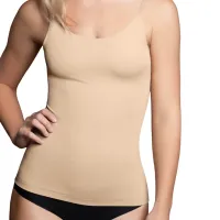 bye bra light control t-shirt niewidoczny bezowy xxl mikrofibra