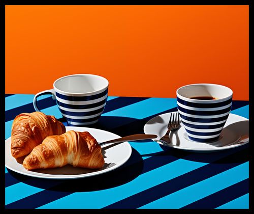 Plakat 60x50cm Croissanty na Arena.pl