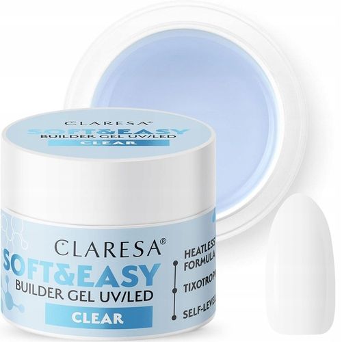 Claresa Soft Easy Builder Gel Żel Budujący Clear Transparentny Bazowy na Arena.pl
