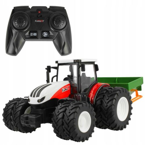 Traktor Rolniczy dla Dzieci Zdalnie Sterowany z Rozsiewaczem do Nawozów R/C na Arena.pl