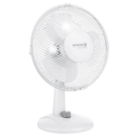 Wentylator stołowy biurkowy wiatrak Sencor SFE 2327WH biały oscylacja 30W