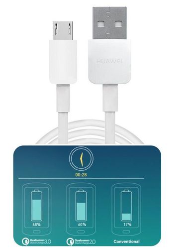 Kabel USB HUAWEI HWC003 microUSB white na Arena.pl