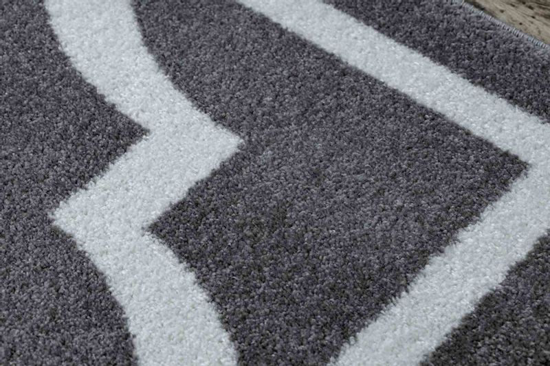 RUG/LU/ESMESA/TRELLIS2/GREY+WHITE/140x190 zdjęcie 5