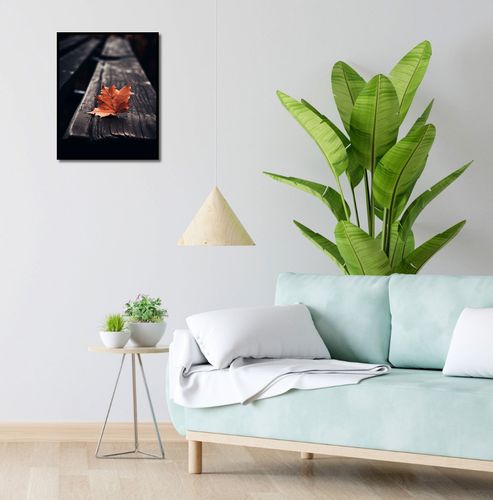 Plakat 40x50cm Pojedynczy Liść na Arena.pl