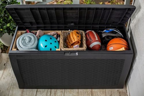 Skrzynia ogrodowa Keter Samoa 246963 270 l grafit na Arena.pl