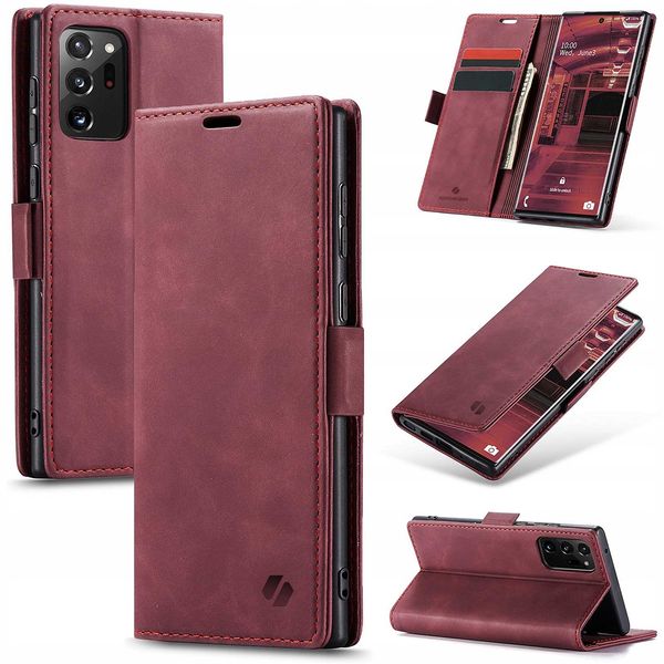 Spacecase Wallet Galaxy Note 20 Ultra Red zdjęcie 11