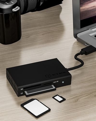 Czytnik USB ICY BOX Czytnik USB 3.0 Type-C CF SD microSD na Arena.pl