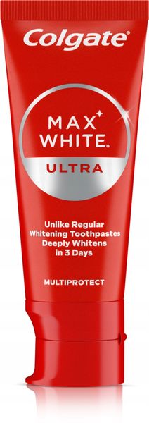 COLGATE MAX WHITE ULTRA MULTIPROTECT PASTA DO ZĘBÓW WYBIELAJĄCA 50 ML zdjęcie 2