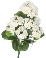 SZTUCZNE KWIATY ROŚLINY PELARGONIA BUKIET 45CM GĘSTY JAK ŻYWA