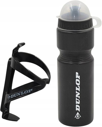 Bidon Rowerowy z Uchwytem na Butelkę Czarny 750 ml Dunlop Zestaw 2 szt na Arena.pl