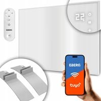 Grzejnik na podczerwień promiennik ROT 720W panel grzewczy LED WiFi +nóżki