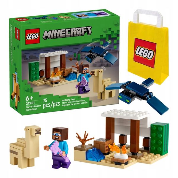LEGO Minecraft - Pustynna wyprawa Steve'a (21251) zdjęcie 1