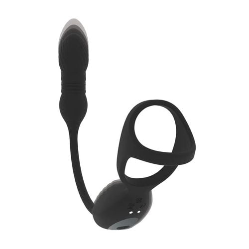 vibrating and thrusting silicone tri o cockring with prostate na Arena.pl