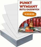 Ulotki A5 reklamowe firmowe 5000szt projekt w cenie PUNKT WYMIANY BUTLI