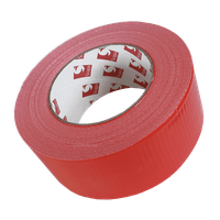 TAŚMA 3160 50mm/50m CZERWONA, TKANINOWA POWLEKANA, SCAPA