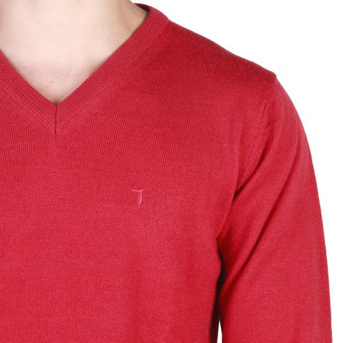 Trussardi sweter męski czerwony M na Arena.pl
