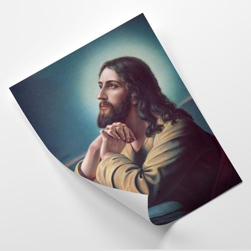 Plakat, Jezus modlący się 60x90 na Arena.pl