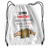 Plecak Dla Szymona Sportowy Szkolny Worek Torba Z Nadrukiem Ze Zdjęciem