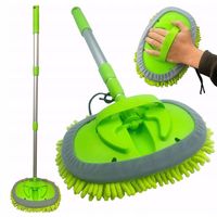 SZCZOTKA TELESKOPOWA DO MYCIA SAMOCHODU 120CM MOP Z MIKROFIBRY 3X SZCZOTKA