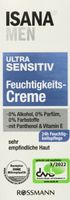 ISANA MEN ULTRA SENSITIVE KREM DO TWARZY NAWILŻAJĄCY DLA MĘŻCZYZN 75 ML