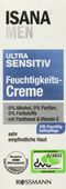 ISANA MEN ULTRA SENSITIVE KREM DO TWARZY NAWILŻAJĄCY DLA MĘŻCZYZN 75 ML