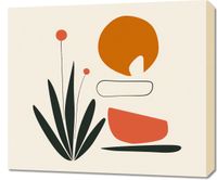 Obraz 70x60cm Abstrakcyjny Zen