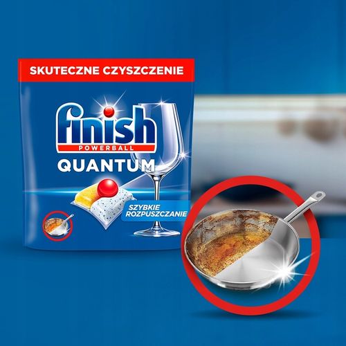 Finish Quantum All in 1 Kapsułki do Zmywarki Lemon Cytryna 100 sztuk na Arena.pl