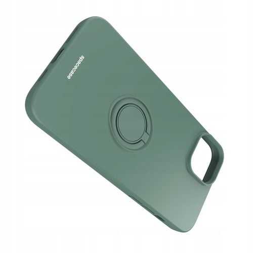ETUI MATOWE DO IPHONE 15 PLUS SPACECASE SILICONE RING SILIKONOWE + SZKŁO na Arena.pl