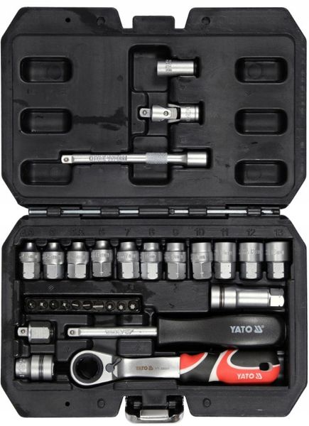 ZESTAW NASADEK PRZELOTOWYCH SPLINE 1/4" zdjęcie 11