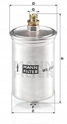 FILTR PALIWA MANN-FILTER na Arena.pl