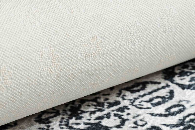 RUG/LU/ARLEN/ROSETTE/WHITE+BLACK/120x170 zdjęcie 5