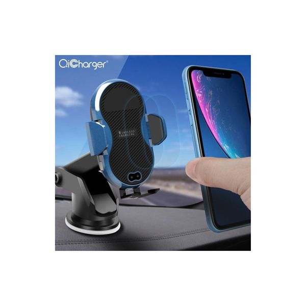 TECHLY UCHWYT DO SMARTPHONA Z ŁADOWARKĄ BEZPRZEWODOWĄ QI zdjęcie 3