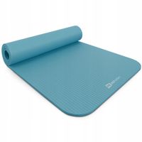 Mata fitness do ćwiczeń antypoślizgowa gruba NBR 1cm 190x60cm karimata