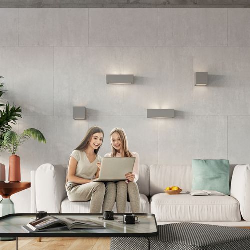 Kinkiet ceramiczny LEO szary na Arena.pl