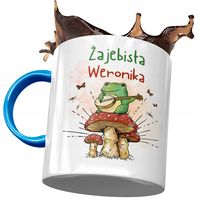 Kubek Błękitny Dla Weroniki Siostry Żony Prezent Z Nadrukiem Ze Zdjęciem