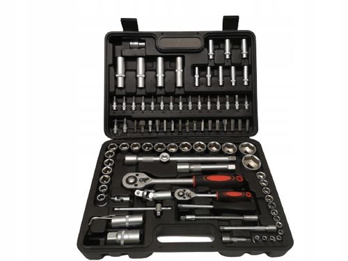 ZESTAW NARZĘDZI KLUCZY NASADOWYCH NASADKI I BITY 94 EL. 1/2" 1/4" 10-32 na Arena.pl