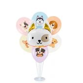 Zestaw balonów Piesek na stojaku