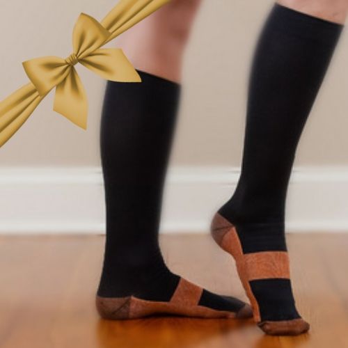 3X PODKOLANÓWKI PRZECIWŻYLAKOWE UCISKOWE NA ŻYLAKI SKARPETY SKARPETKI 39-44 na Arena.pl