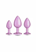 nsnovelties trainer kit iridescent zestaw 3 chromowanych korkow rożowych