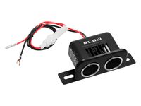 Gniazdo Zapalniczki samochodowej 2x CS-22 z kablami