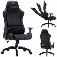 Fotel Gamingowy Biurowy Ekoskóra Obrotowy Regulowany Senshi XL Sense7