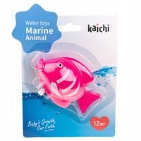 Nakręcana ryba pływająca Zabawka do kąpieli różowa