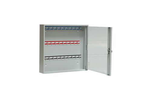 Szafka na klucze SK 30/S z haczykami mocowanymi na stałe przeszklona na Arena.pl