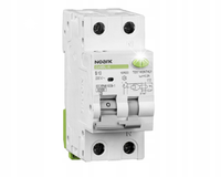 WYŁĄCZNIK RÓŻNICOWO-NADPRĄDOWY B10A 1P+N 6kA 30mA AC 230V NOARK 107620