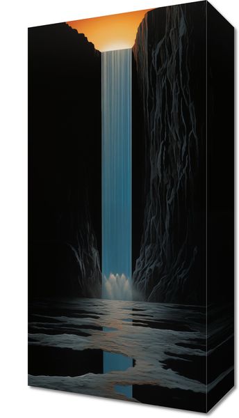 Obraz 20x40cm Wodospad Światła zdjęcie 1